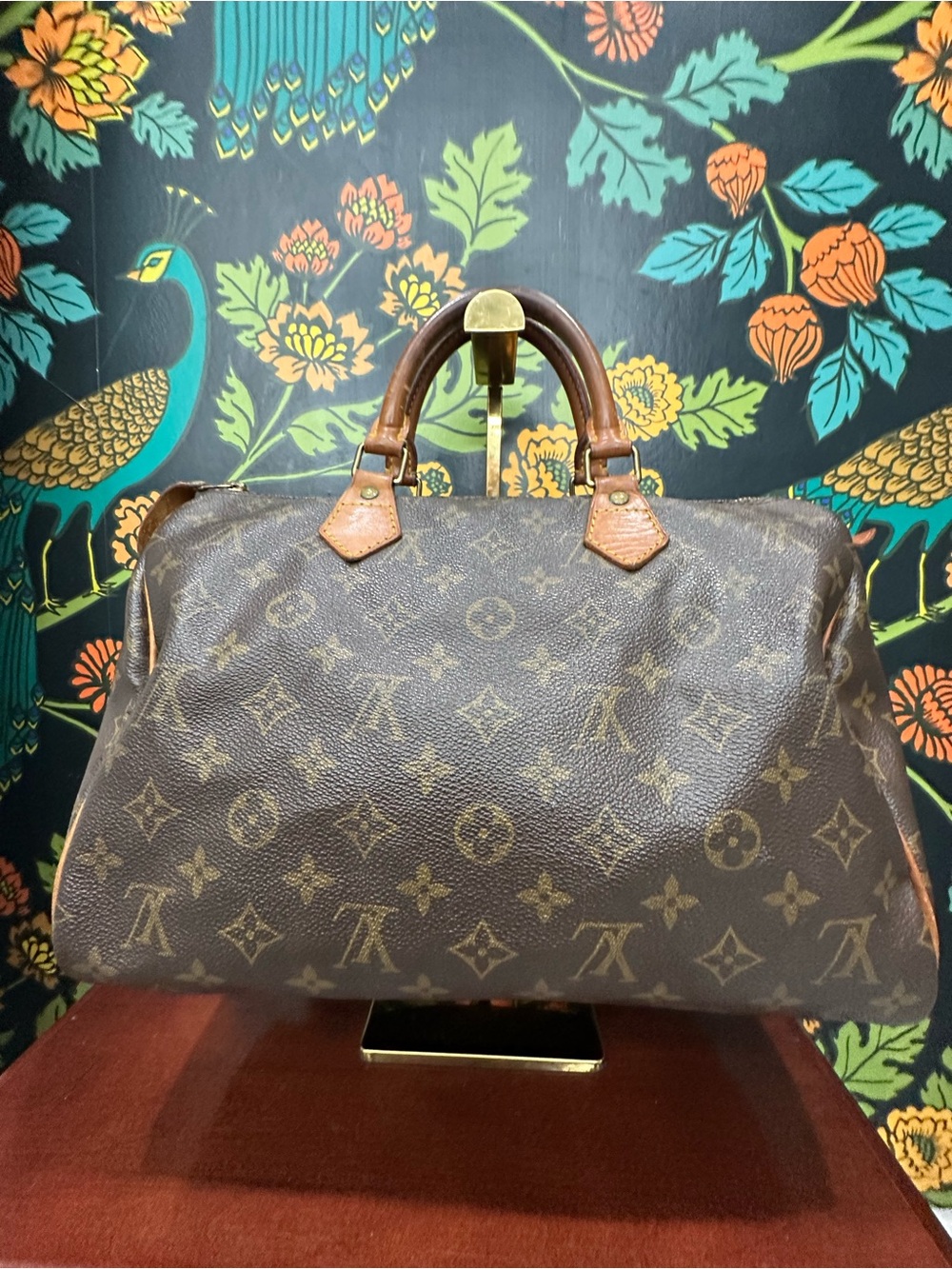 Louis Vuitton Speedy 30 Monogram Canvas Satchel Bag France May 1992 - Picture 4 of 12